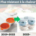 CUISEUR OEUF MICRO-ONDES RAPIDE| ExcelCoco2 ™ - Vignette | LA CUISINE DE MAMIE