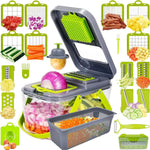 Coupes Légumes Multifonction 22 en 1 | MamieCubes™ - Vignette | LA CUISINE DE MAMIE