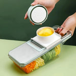 Mandoline pratique avec récipient - Vignette | LA CUISINE DE MAMIE