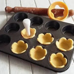 Moule Mini Tartelette | EASYTARTELETTE™ | Ensemble d'emporte-pièce pour croûte de tartelette parfaite - Vignette | LA CUISINE DE MAMIE