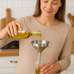 Entonnoir acier inoxydable avec Filtre amovible - Vignette | LA CUISINE DE MAMIE